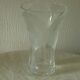 Crystal vase with butterfly decor