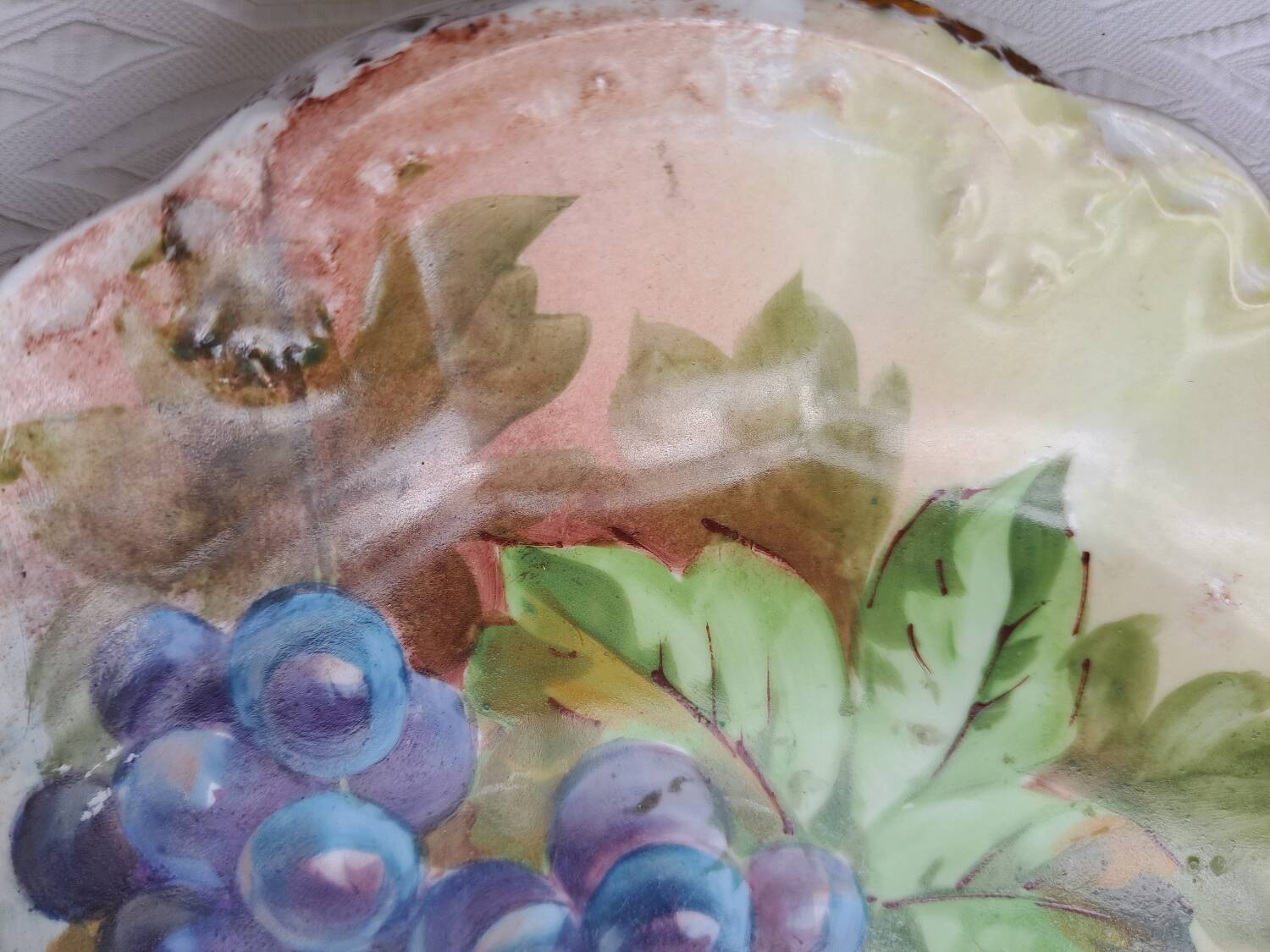 Large Limoges fruit dish