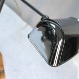 Marble pedestal desk lamp