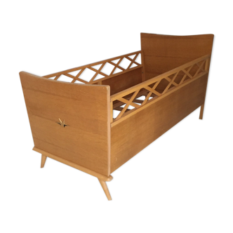 Vintage baby bed year 50