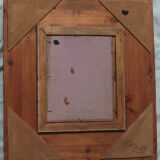 Ancienne peinture religieuse École Espagnole Saint François