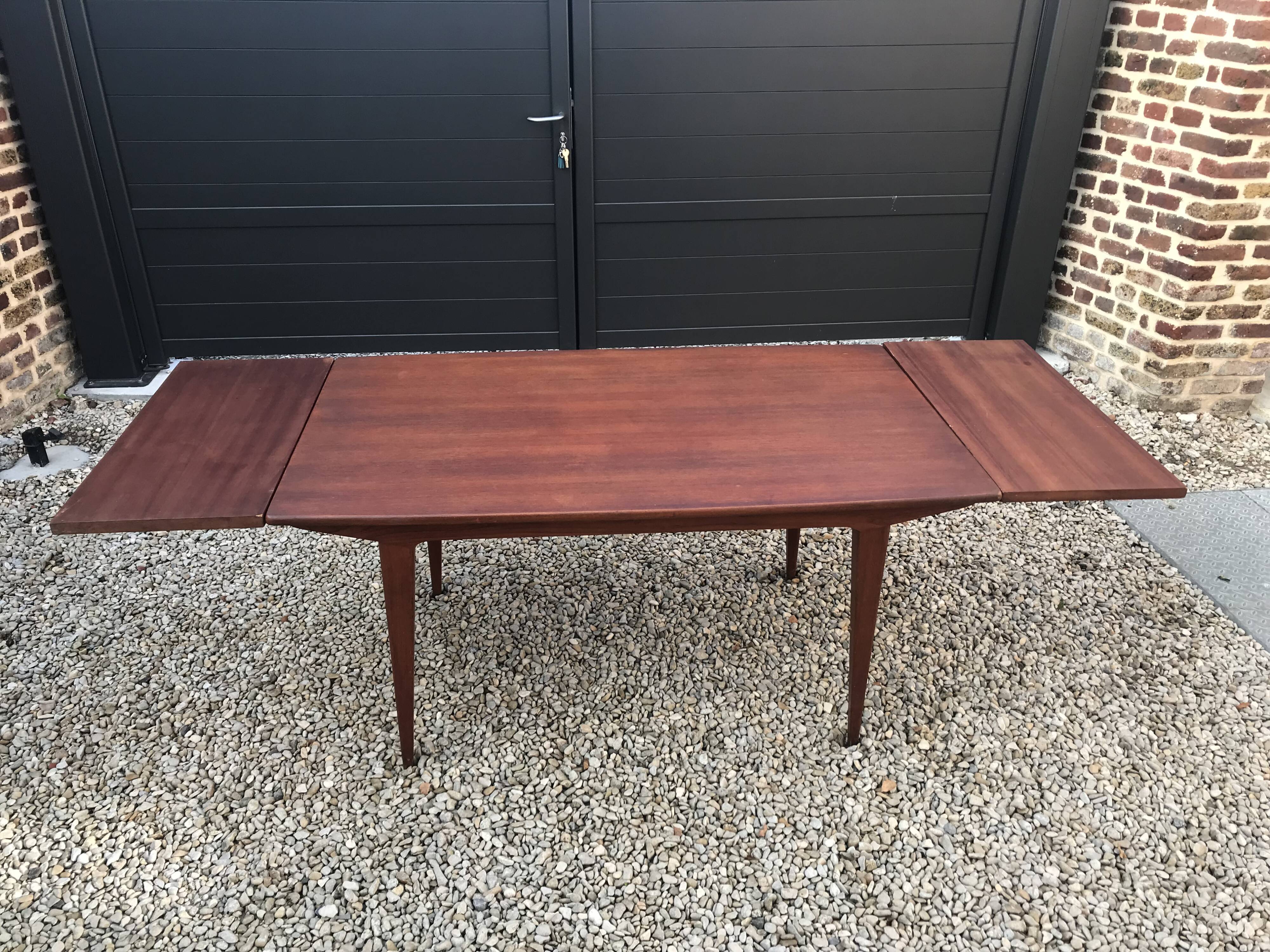 Scandinavian teak dining table