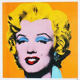Illustration reproduction Orange Marilyn