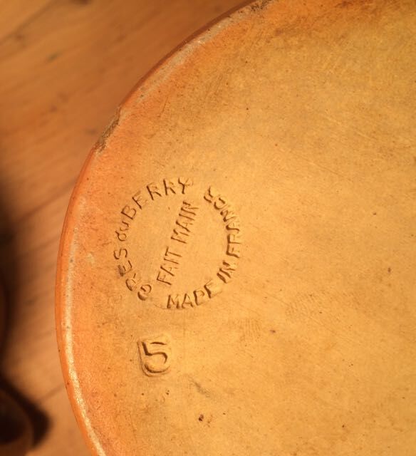 Duo of sandstone jugs