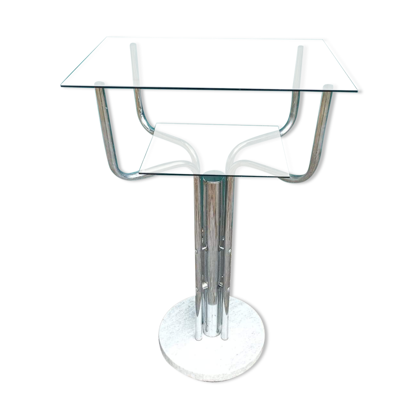 Console table vintage 1960/1970 chrome