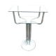 Console table vintage 1960/1970 chrome