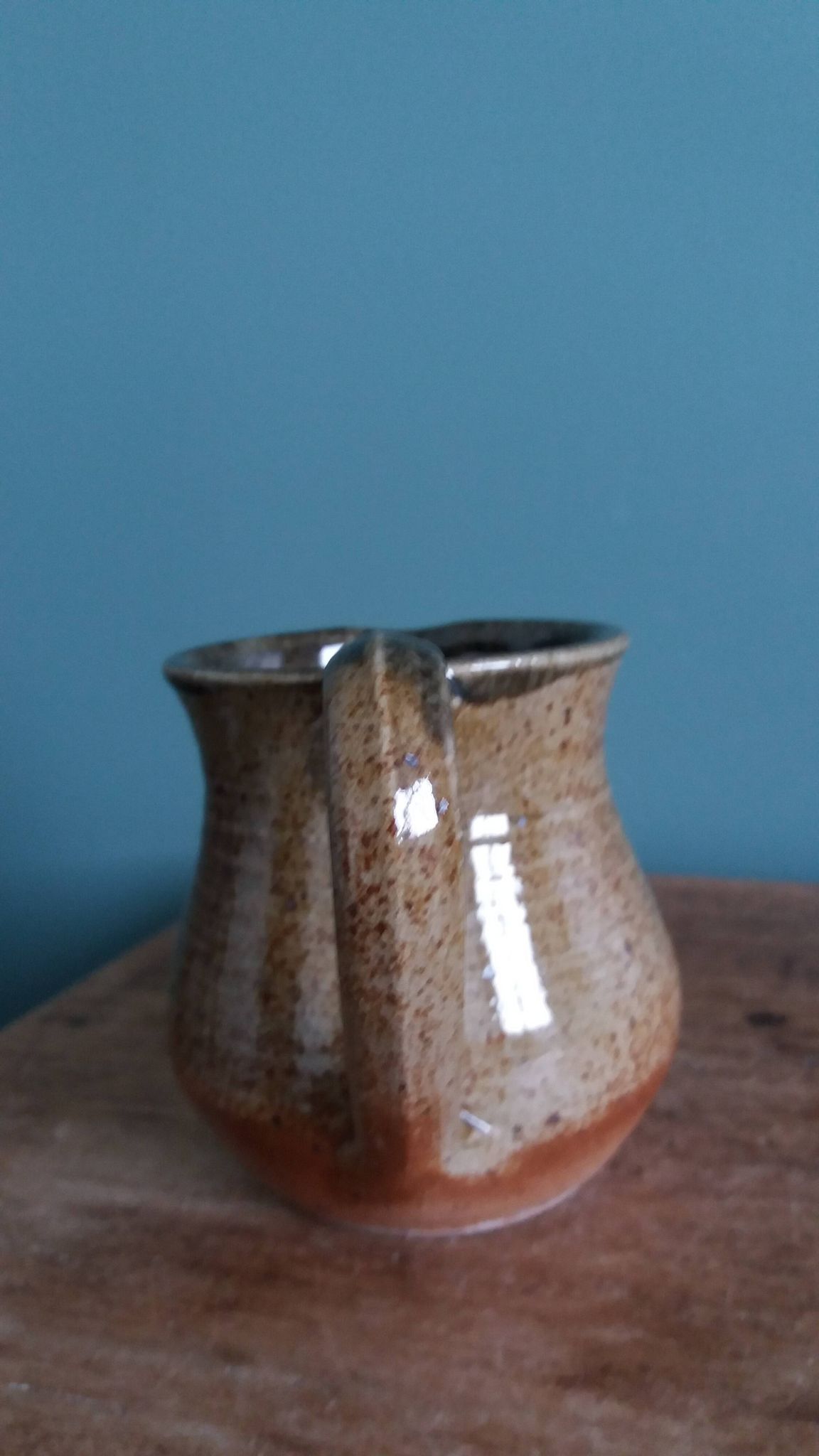 Milk jug signed, Beceleuf