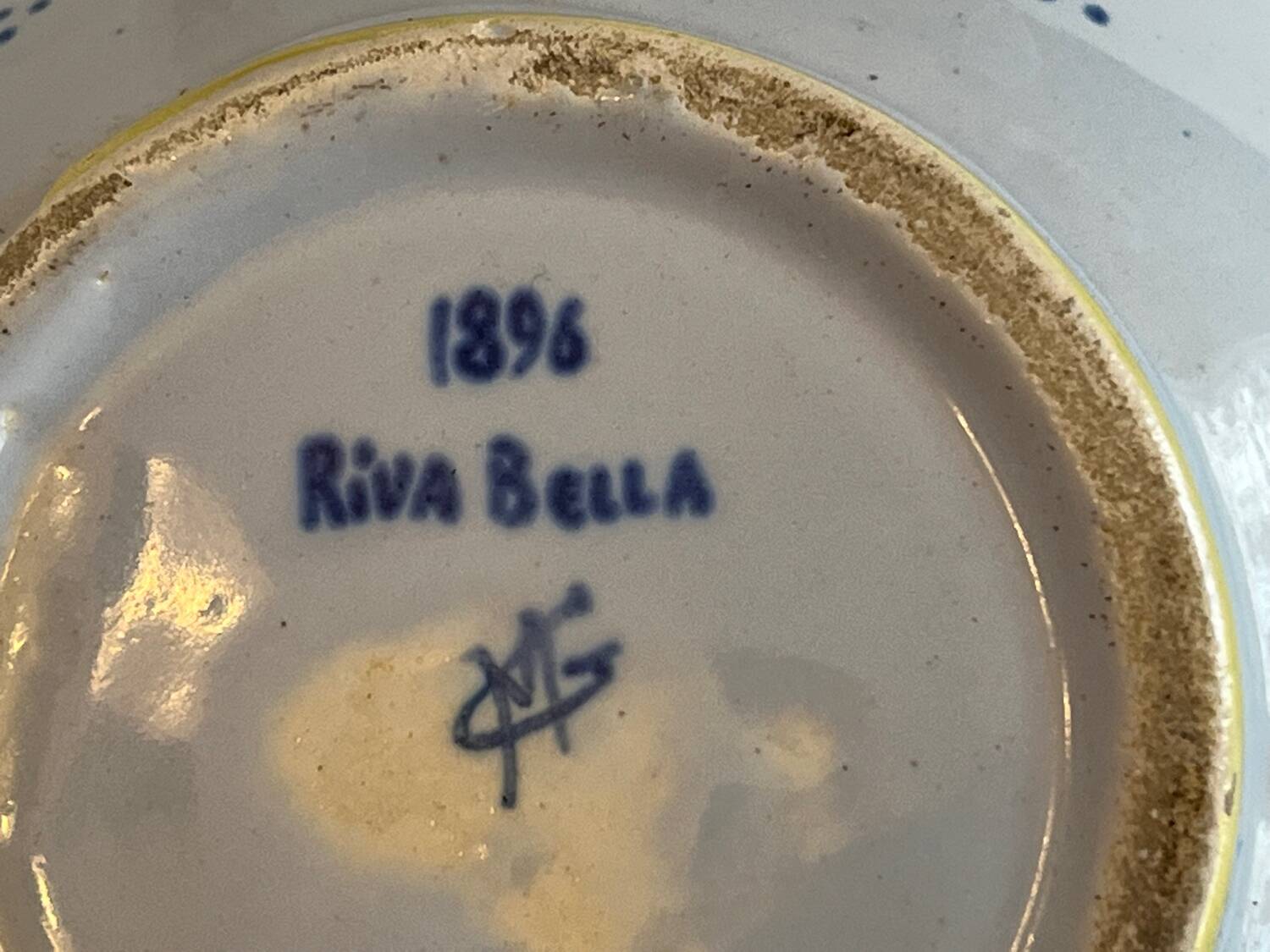 Riva Bella earthenware vase 1896