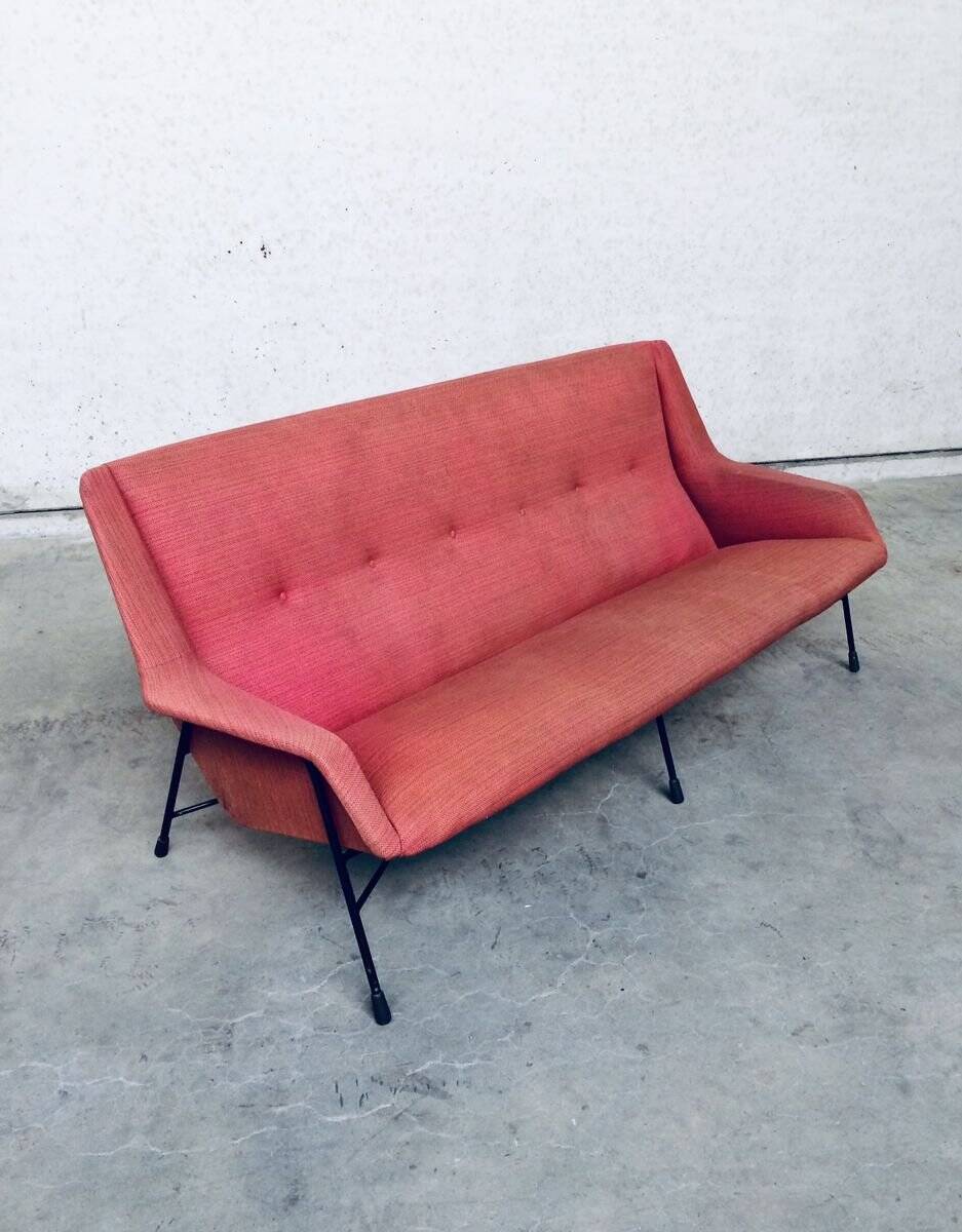 S12 Model 3-Seat Sofa by Alfred Hendrickx for Belform, Belgium, 1958