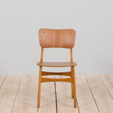 Danish mid century modern teak desk chair 1960