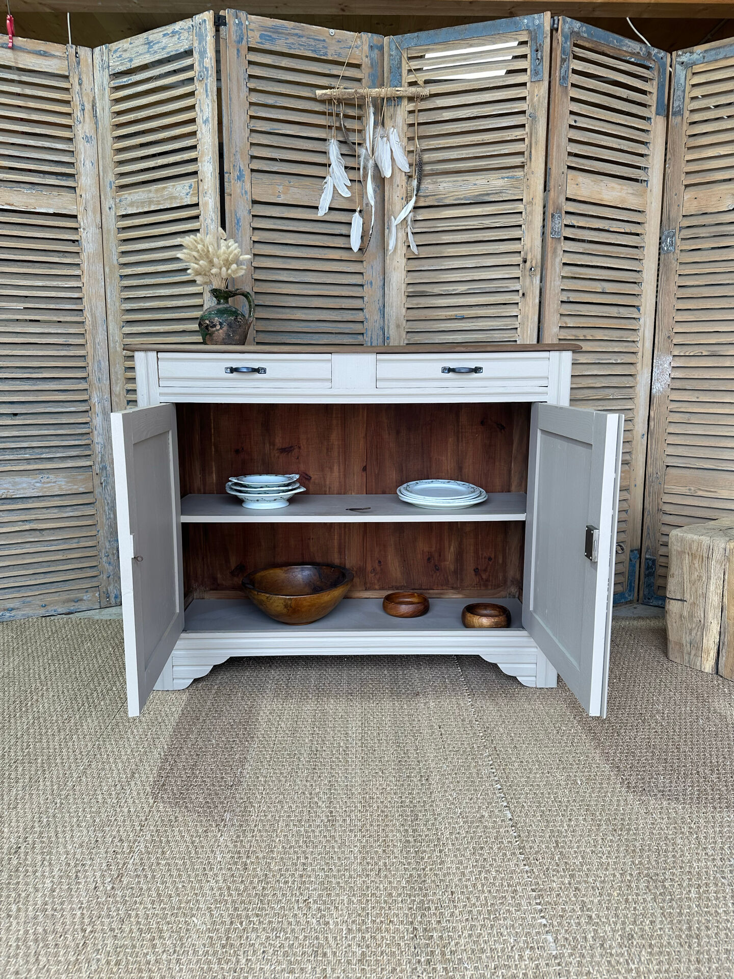 Antique buffet in Art Deco style