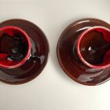 Duo of cockroaches Vallauris 70s