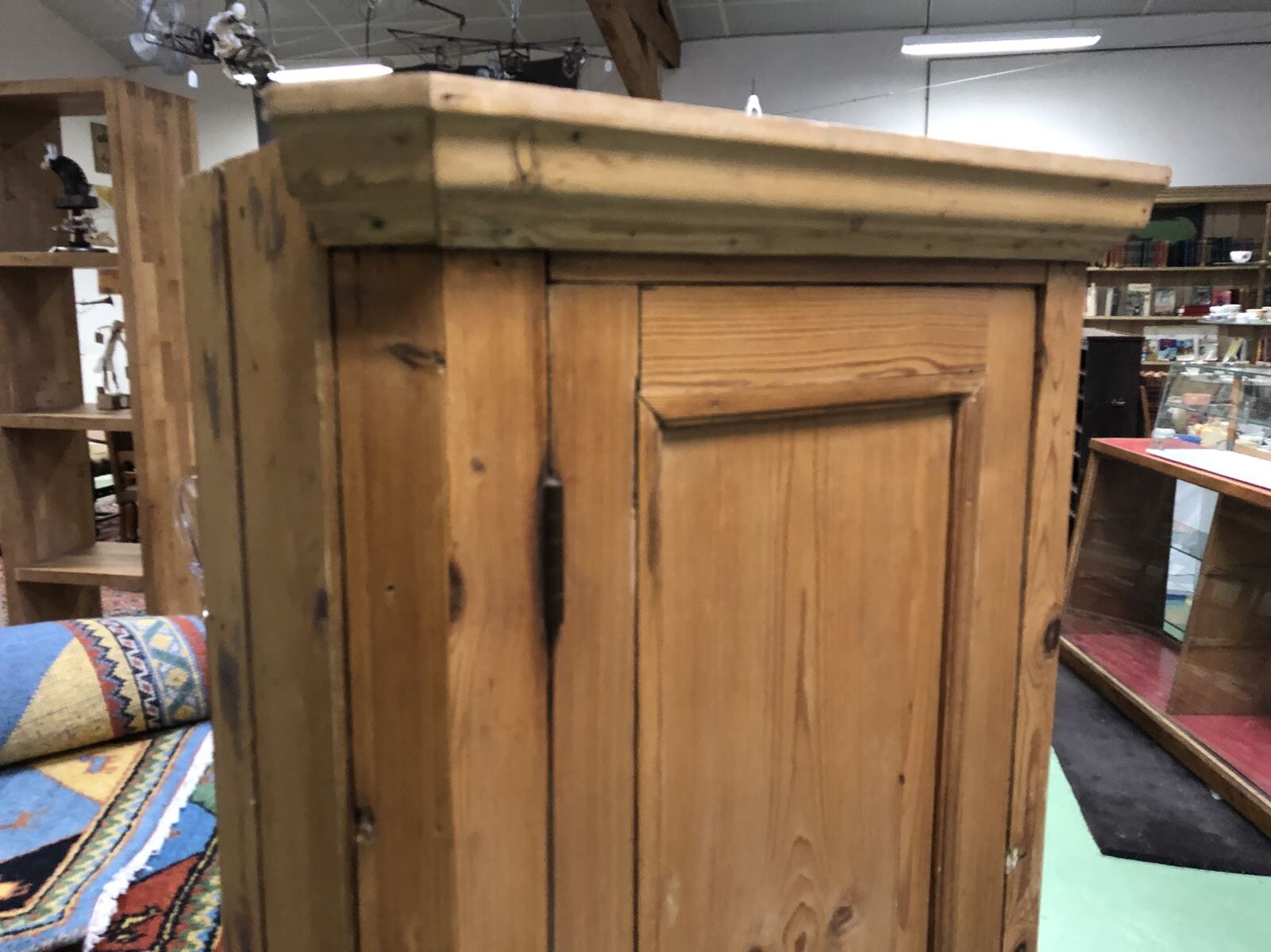 Fir corner wardrobe early 20th century