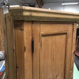 Fir corner wardrobe early 20th century