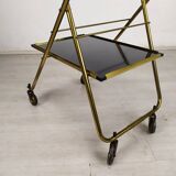 Vintage brass folding dessert