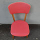 old vintage red chair