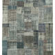 Handwoven Oriental Overdyed 201 cm x 300 cm Grey Patchwork Carpet
