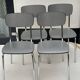 Round formica table with 4 formica chairs