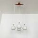 Opaline Cascading Lamp by Uno and Östen Kristiansson for Luxus