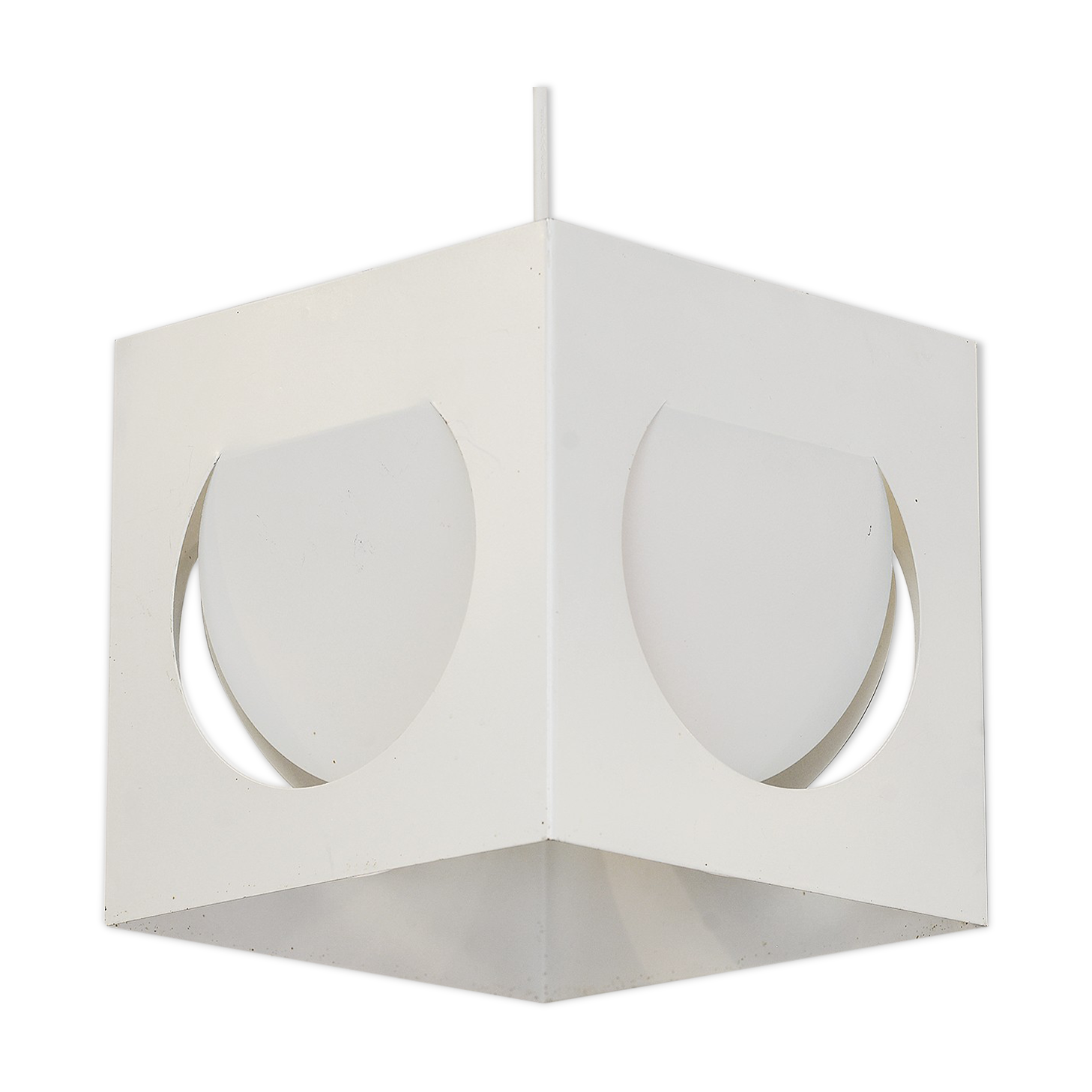 Metal pendant light 61-193 by Shogo Suzuki for Stockmann Orno. Finland 1970s