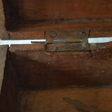 Old wooden box assemblage dovetail 19th century