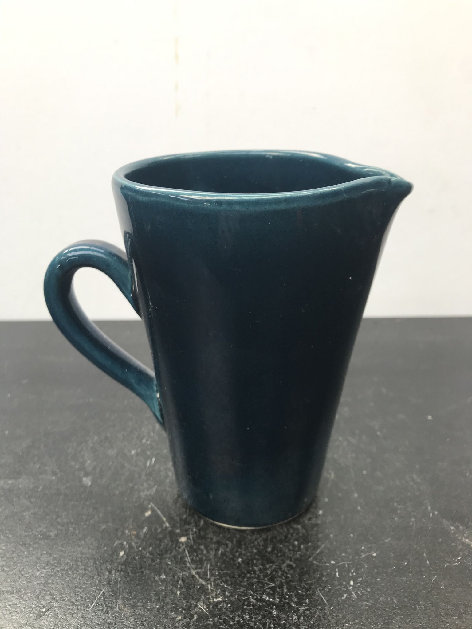 Ancien pichet Vallauris céramique bleu