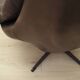 Leather swivel armchair, Danish design, 1960s, designer: H.W. Klein, manufacture: Bramin