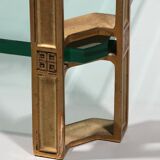 Peter Ghyczy T24 coffee table double glass 70s design 60x60