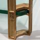 Peter Ghyczy T24 coffee table double glass 70s design 60x60