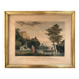 Fishing during the day. Etching enhanced.