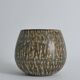 Vase en grès brun Birka Rubus de style mid-century modern par Gunnar Nylund, Rörstrand