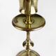 Pair of brass candle holders