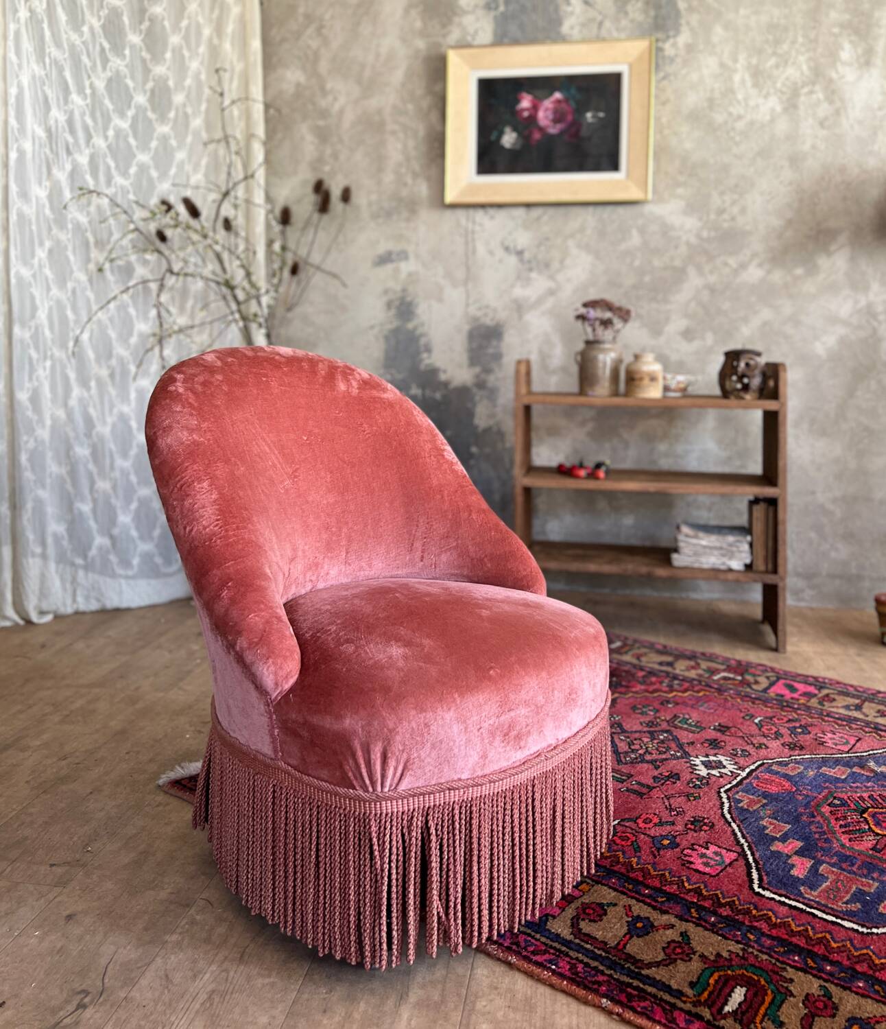 19th century toad armchair