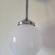 Opaline ball ceiling lamp