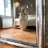 Louis-Philippe antique silvered mirror 19th century