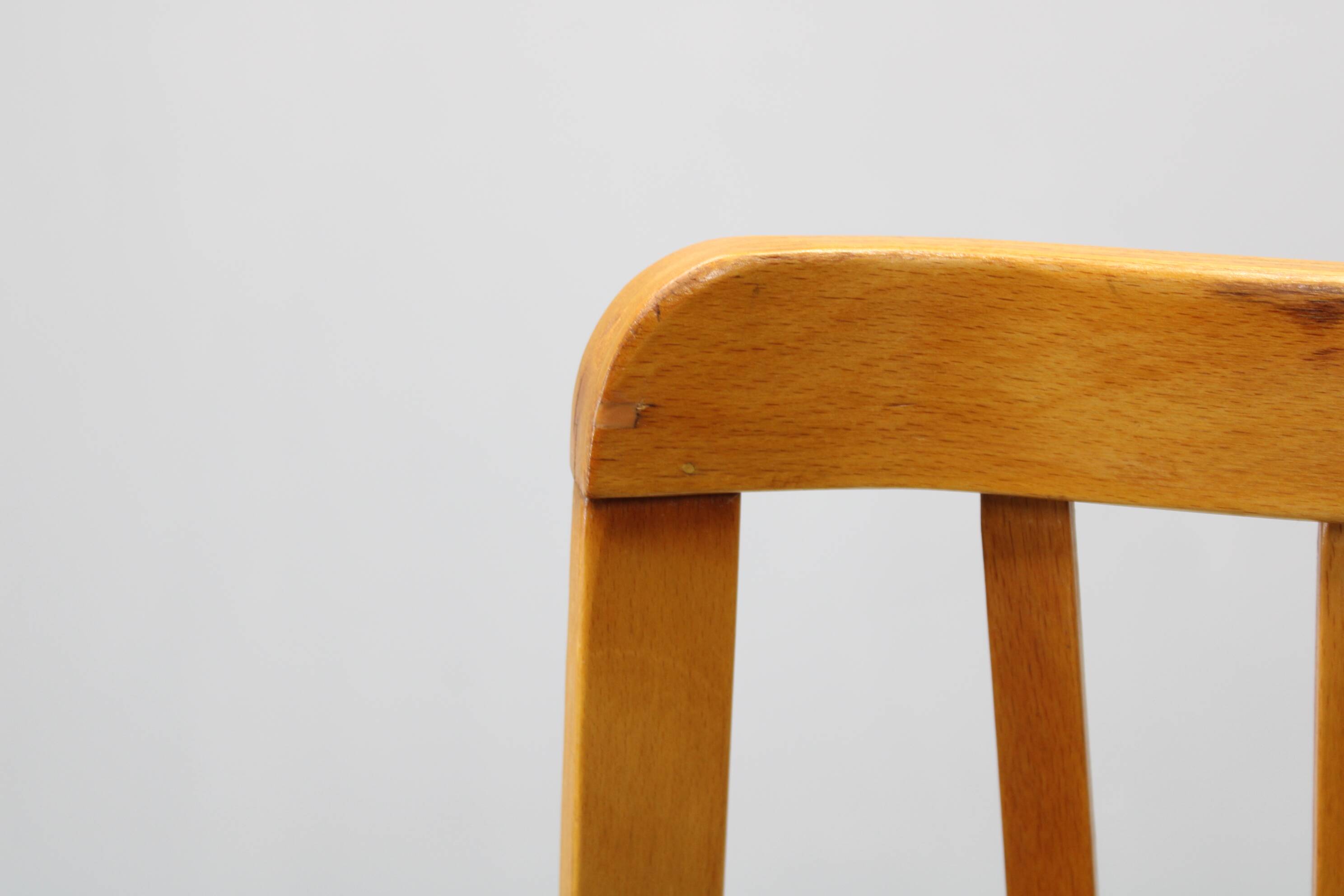 Set of four restored mid-century dining chairs by Jitona