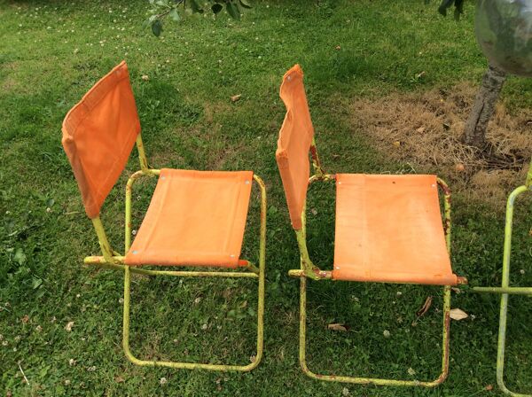 4 fauteuils de camping