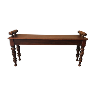 Solid oak bench 96 cm