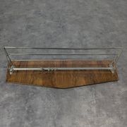 Railway style coat rack