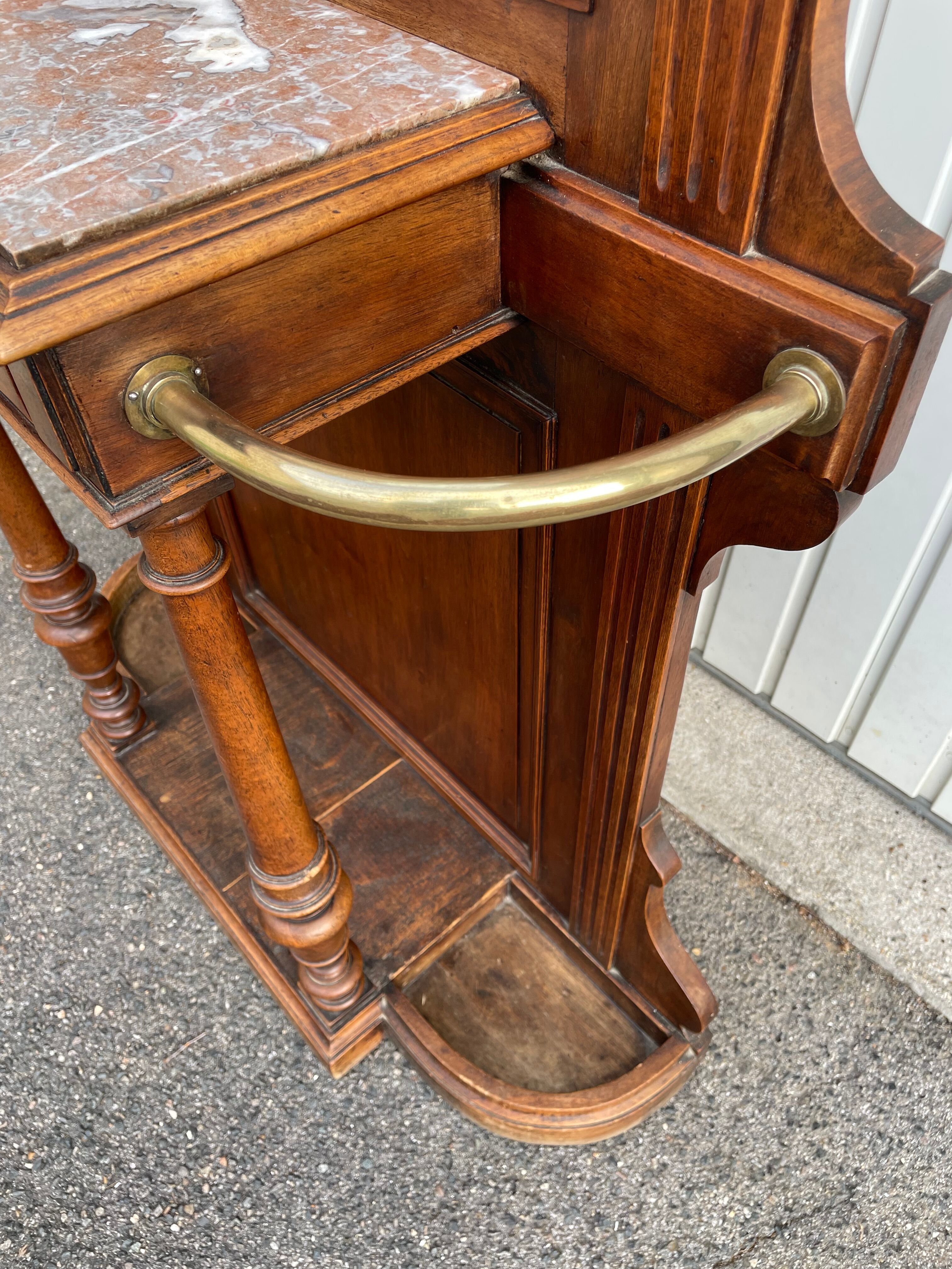 Coat rack cloakroom Napoleon III XIXth