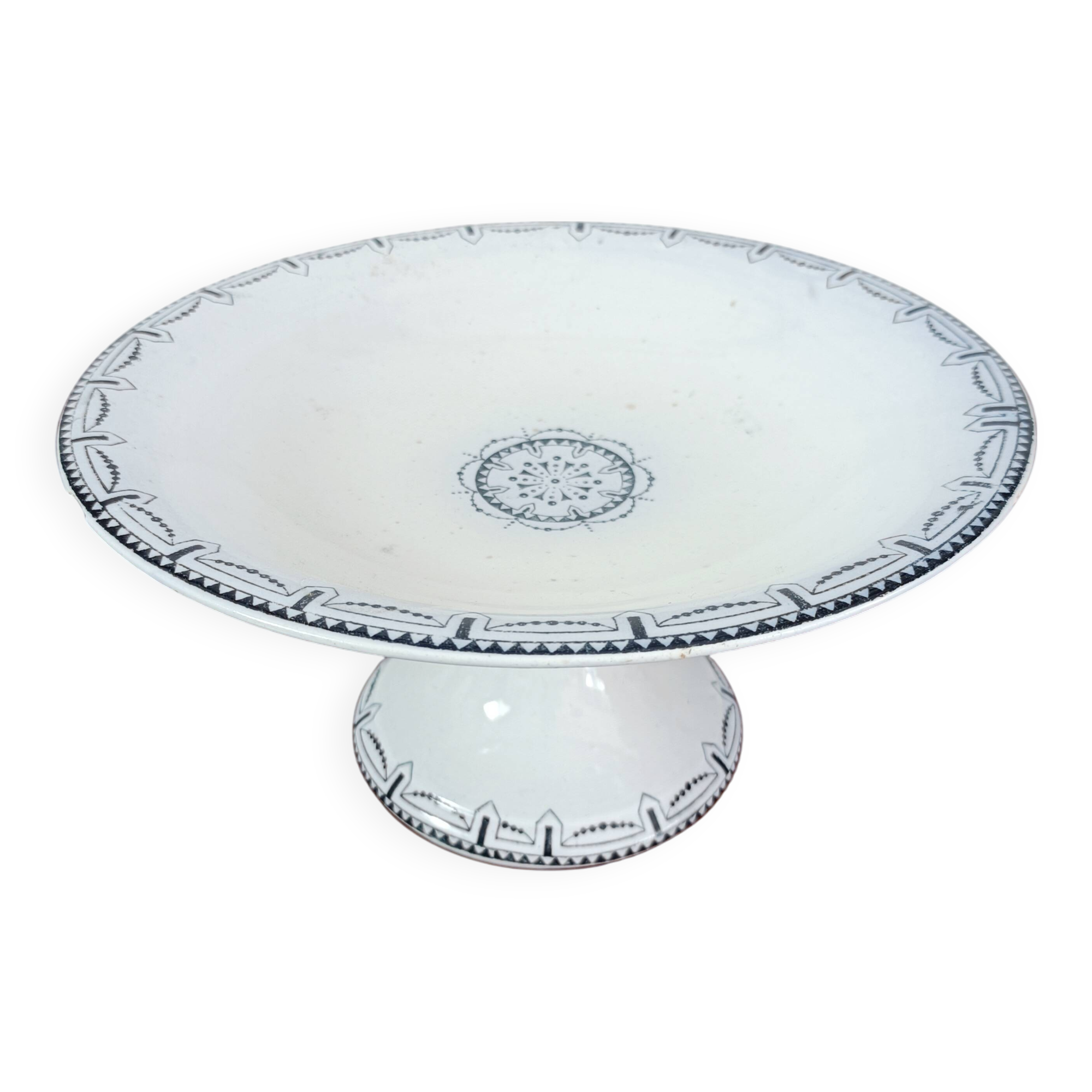 Onnaing Perles iron earth compote dish