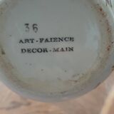 Pitcher art earthenware hand decoration