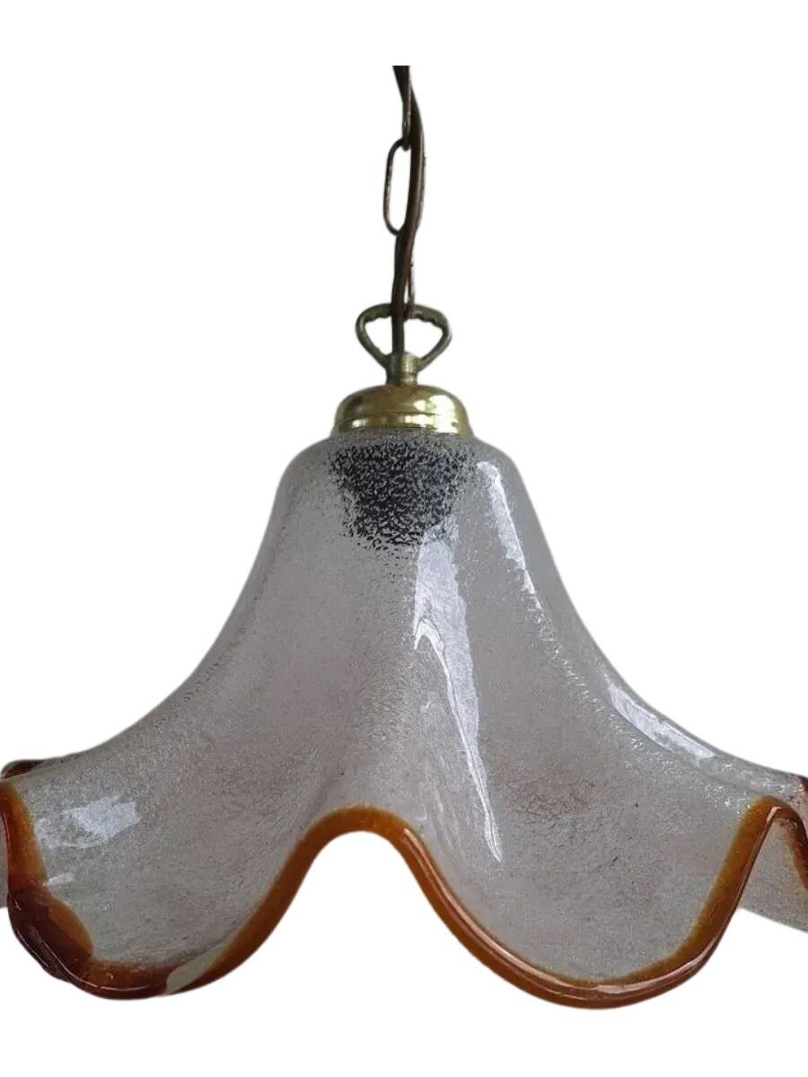 Murano Glass Ceiling Light by Eglo Leuchten (1970s)