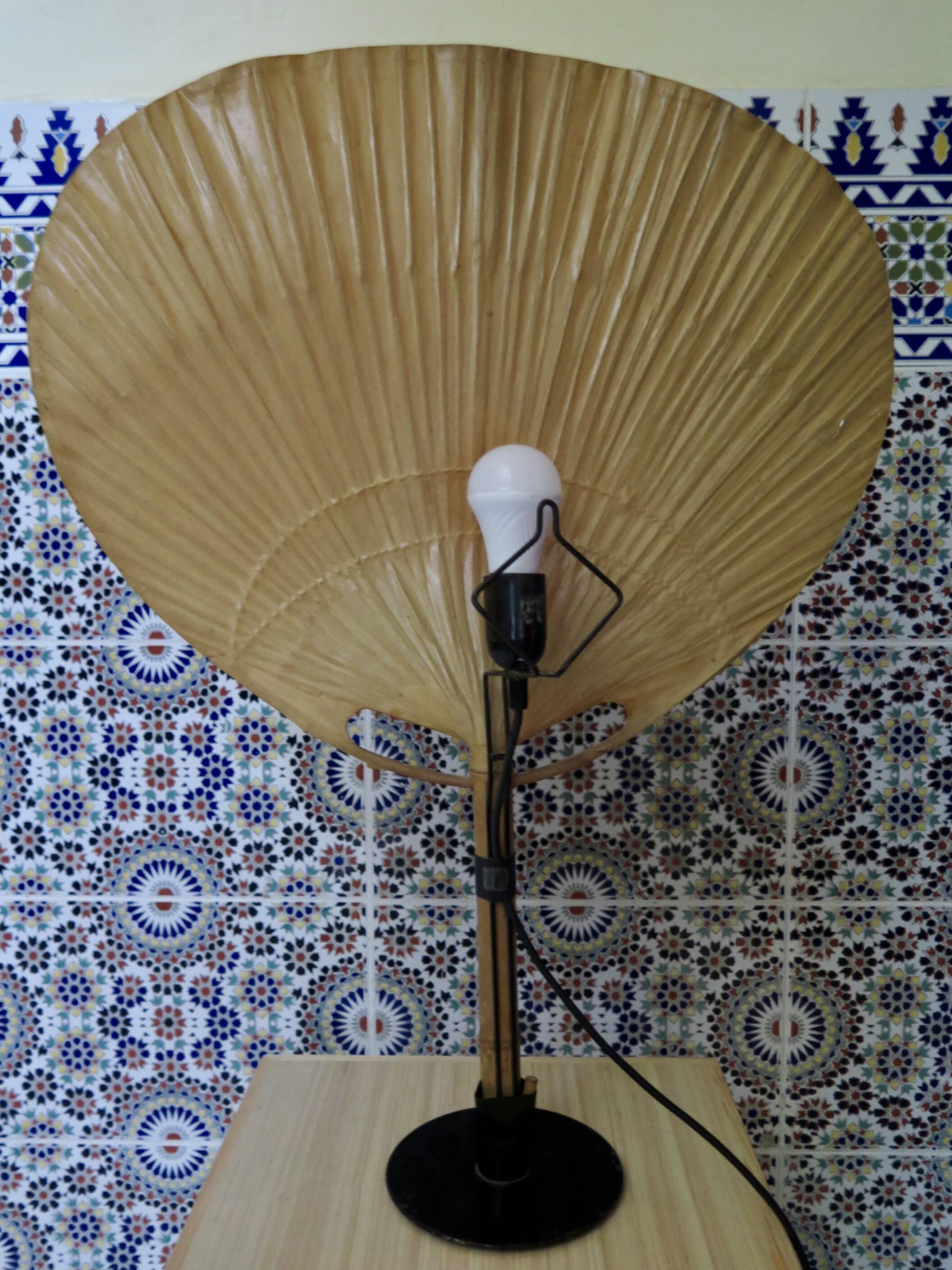 Uchiwa lamp Ingo Maurer 1970