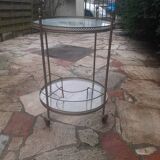 Brass rolling trolley