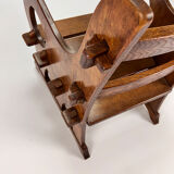 Mid Century Arts & Crafts Oak Lounge Chair, 1950s