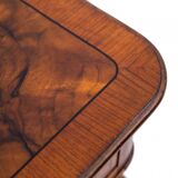 Walnut desk, Northern Europe, circa 1900. After restoration.