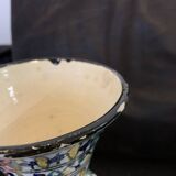 Vase Morocco amphora 28.5cm ceramic hand painted Moroccan art vintage old