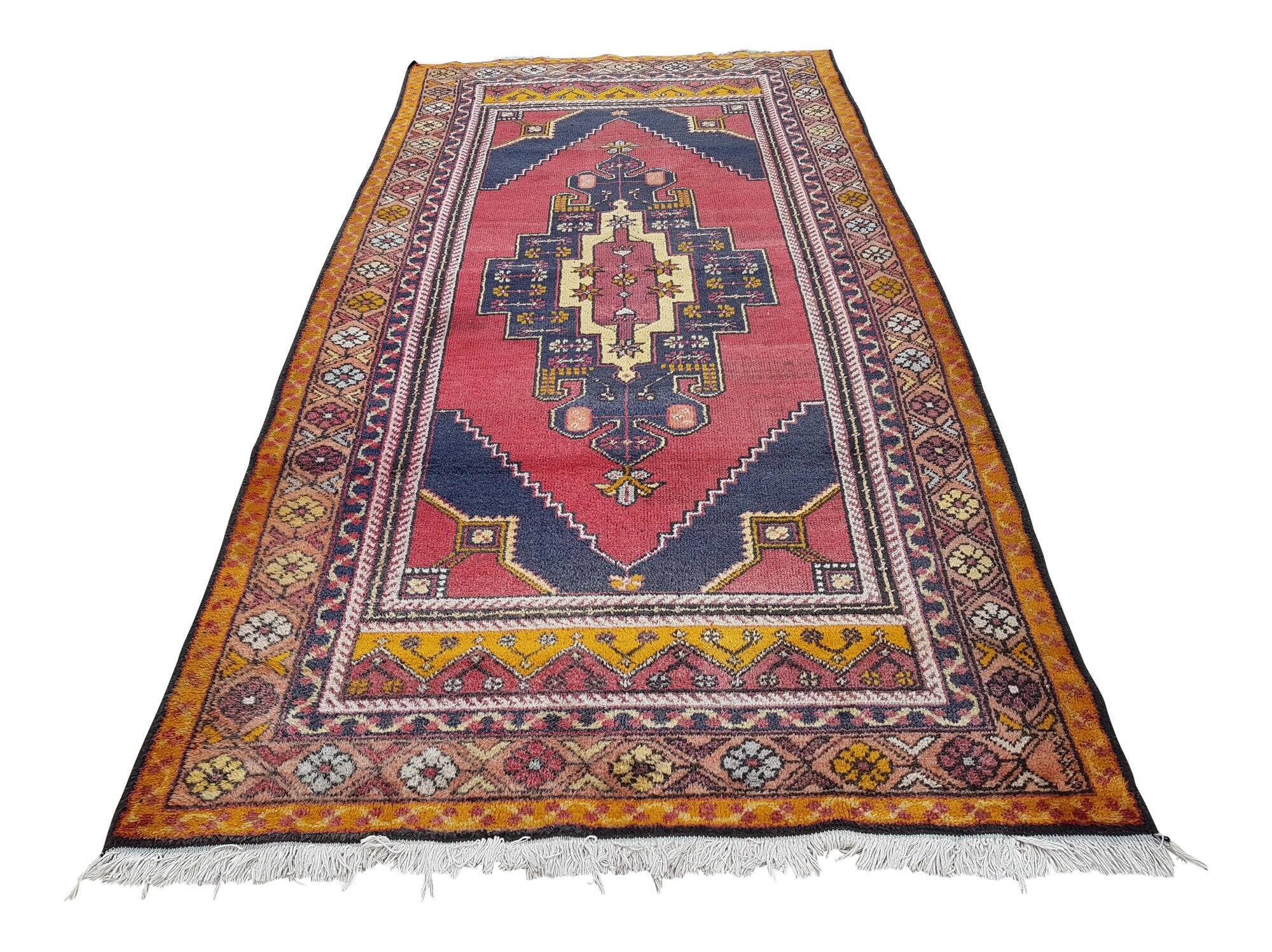 Tapis turc vintage fait main