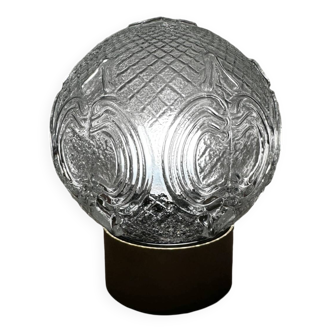 Pressed glass globe from the 60s
